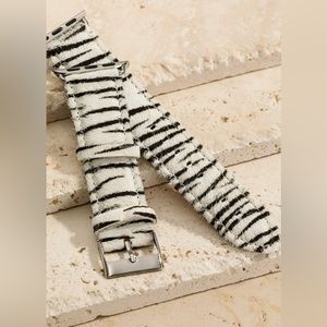 Zebra print Apple Watch band